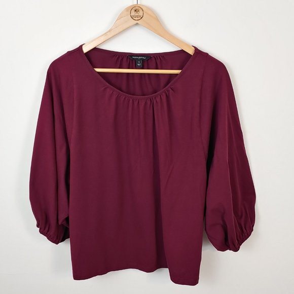 Banana Republic Tops - Banana Republic Balloon Sleeve Top size S